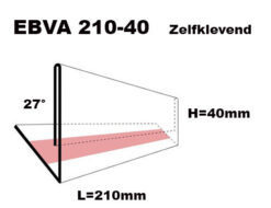 Zelfklevende labelhouder