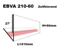 Zelfklevende labelhouder