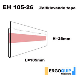 Zelfklevende labelhouders EH 105-26, per pak à 50 stuks