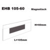 Magnetische labelhouders EHB 105-60, per pak à 50 stuks