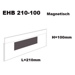 Magnetische labelhouders EHB 210-100, per pak à 50 stuks