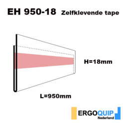 Zelfklevende labelhouders EH 950-18, per pak à 50 stuks