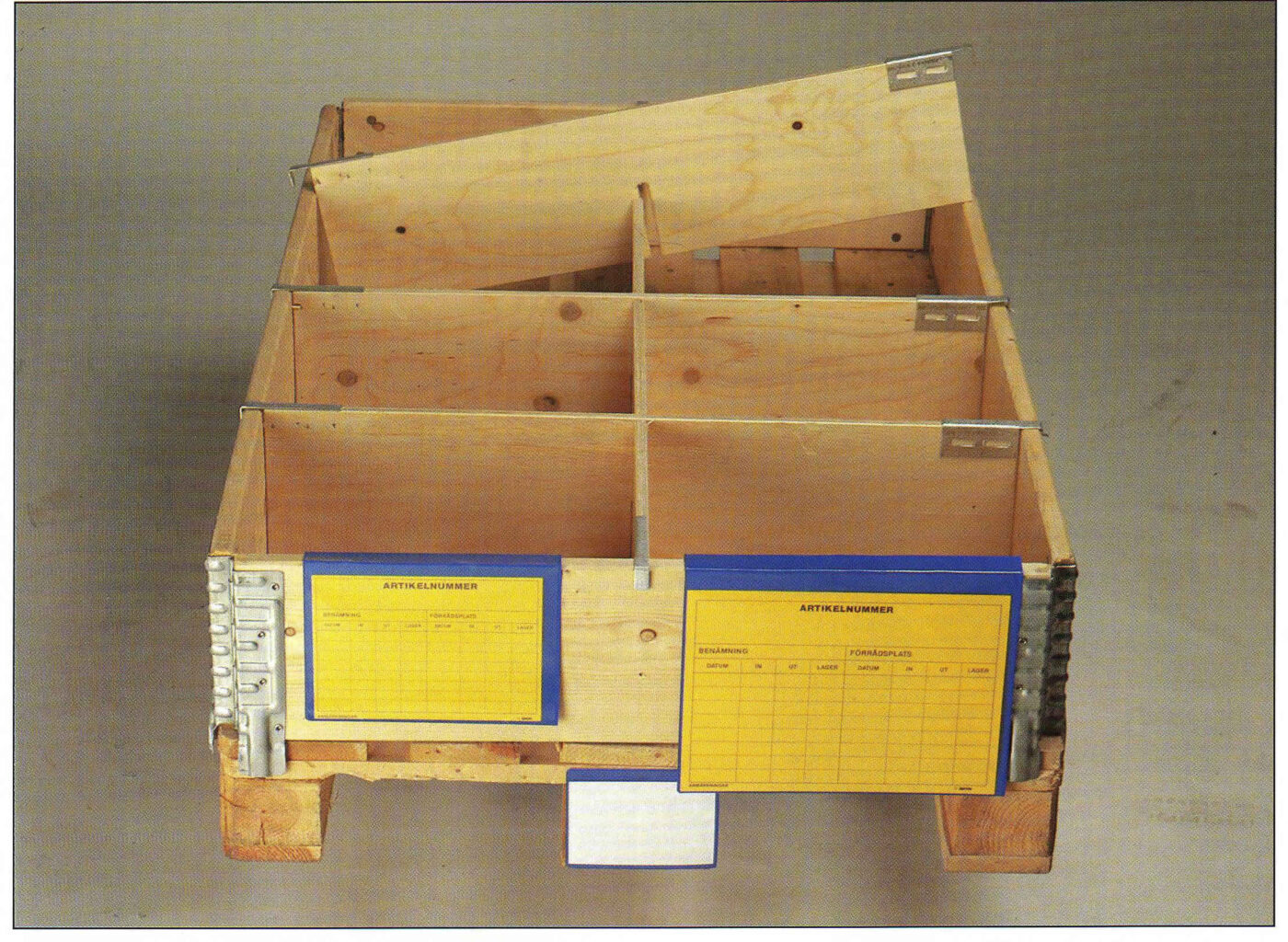 Kaarthouders voor palletranden