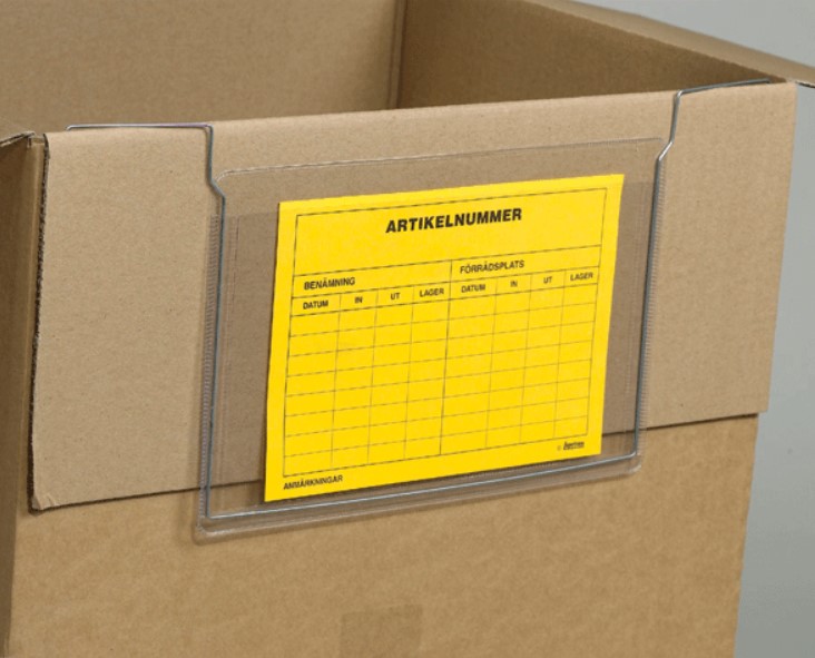 kaarthouder met ophangbeugel