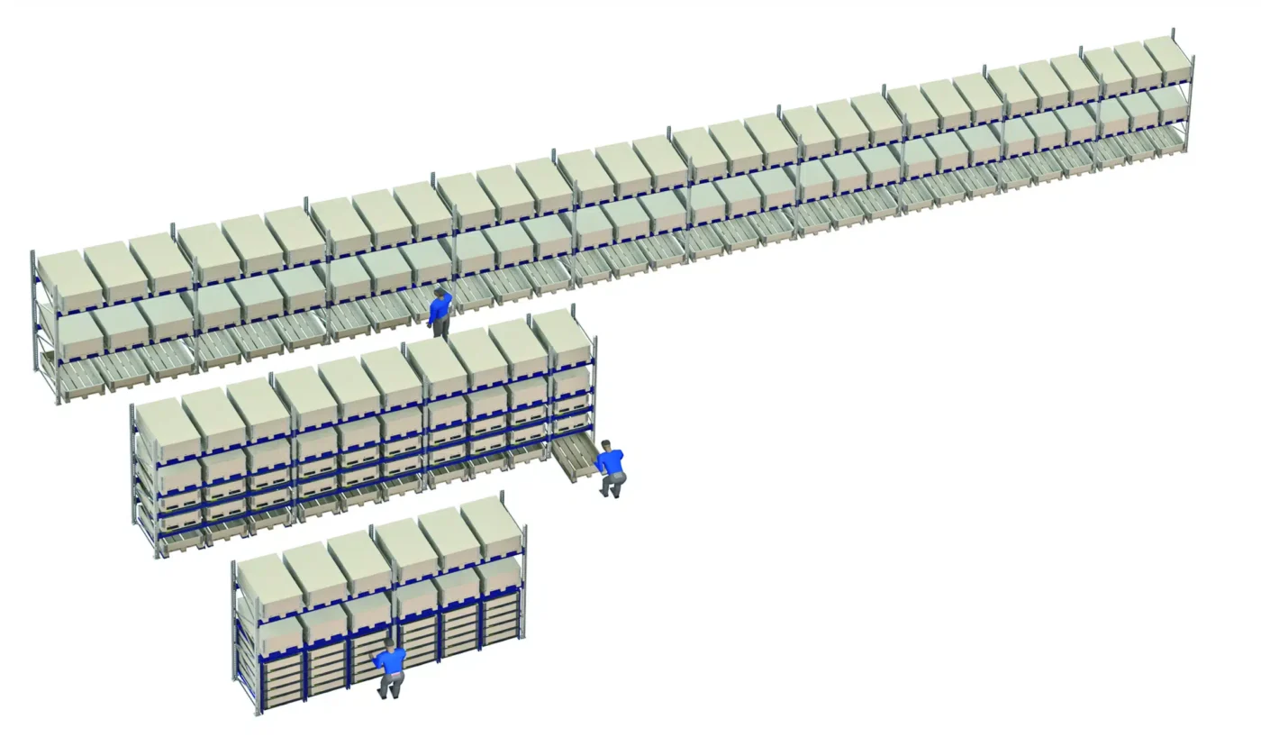 Ruimte opslag besparing met Compact Storage Units